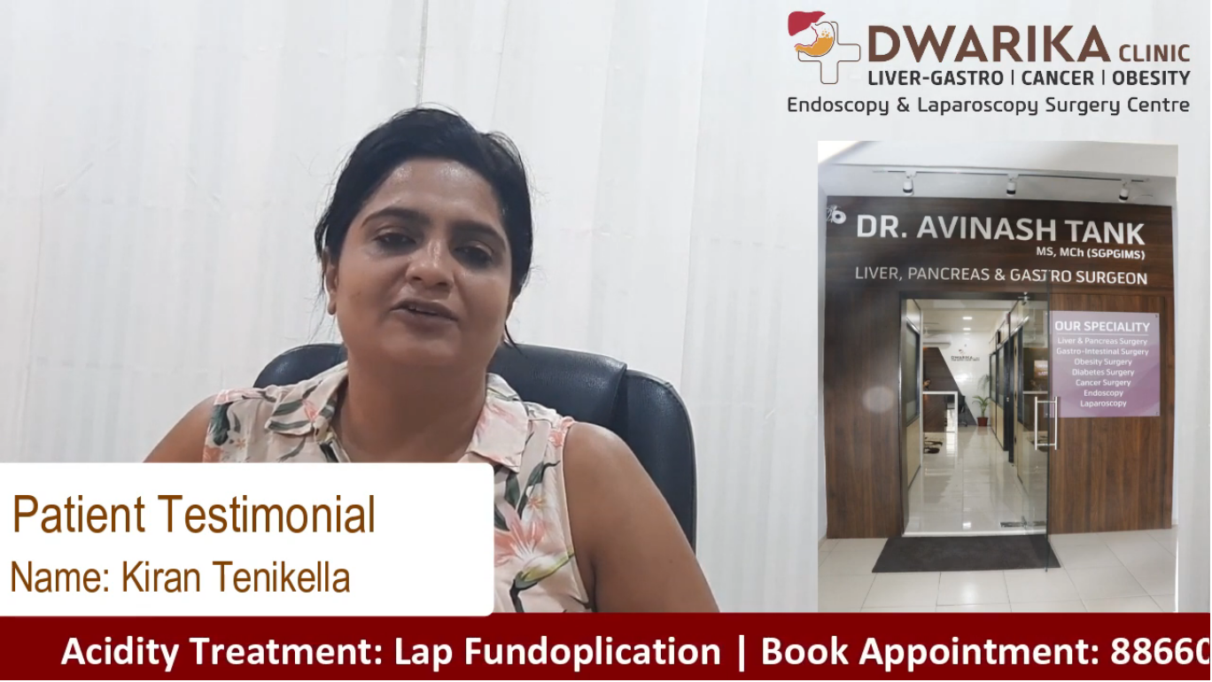 A 44 year old patient from London shares her experience after receiving treatment for Acidity and Hernia from Dr. Avinash Tank in Ahmedabad